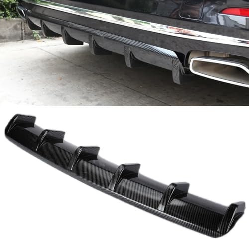 VeroCh Auto Heckschürzen Heckspoiler Diffusor-Splitter, für Mercedes Benz GLK 200 220 250 260 300 350 400 GLK 63 die hintere Lippe im -Stoßstangenstil,B/Carbon Fiber Pattern