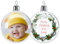 Hippowarehouse Personalised Christmas Bauble 3D Tree decoration xmas family photo custom image text Keepsake mum dad grandparents Memorial