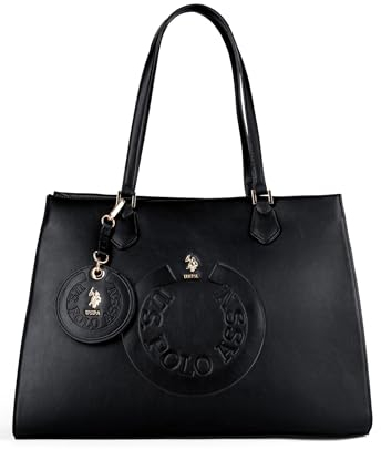 U.S. Polo Assn. - Shopper Tasche The Oxford Shopping aus polyurethan, schwarz (42 X 17 X 30 cm)