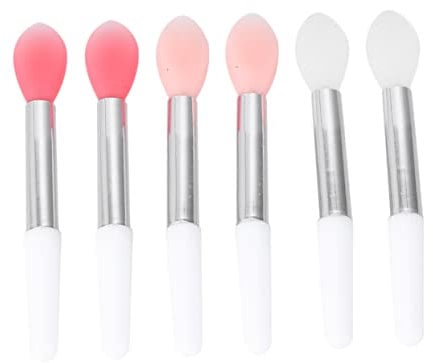 Mipcase 6pcs Lip Balm Applicator: Cosmetic Lip Silicone Lipbrush Makeup Lip Wands Lip Silicone Lip Brush Lip Scrub Spatula Applicator for Lip Spatulas Balm