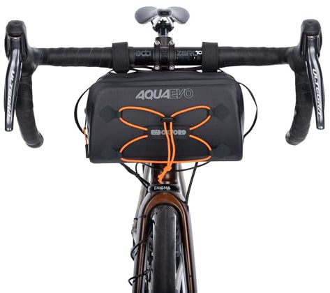 Oxford Aqua Evo Adventure Daytripper Fahrrad Lenkerpack, schwarz