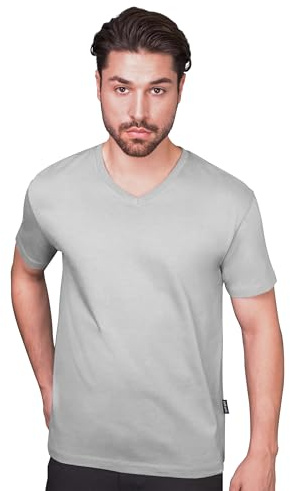 HRM Herren Luxury V M T-Shirt, Sand, S EU