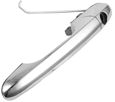lcyen Fiat 500 Door Handle, Fiat 500 Door Handle Replacement, Fiat 500 Door Handle Repair Kit, Left Side Door Handle for Fiat 500, Passenger Side Chrome Outer Door Handle 735592026 73545876