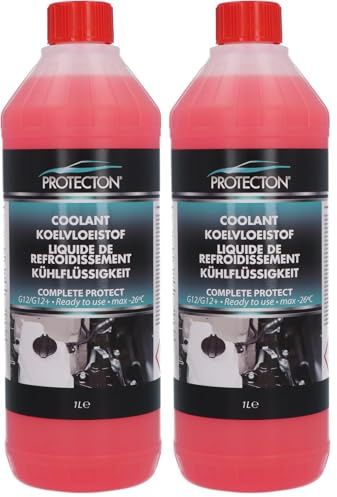 Protecton 1890929 Kühlmittel Kühlerfrostschutz 1L Flasche (Packung mit 2)