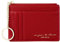 Lafefe Portefeuille Femme, Petit Porte Monnaie Femme, Femme Cuir Portefeuilles et Porte-Cartes Femme, Porte Carte Bancaire, avec Fermeture éclair, contenir Jusqu’à 8 Cartes, Minimaliste, Rouge