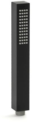 ENKI, E28, Square Pencil Design Hand Shower Modern, Handheld Shower Head Replacement, Matt Black