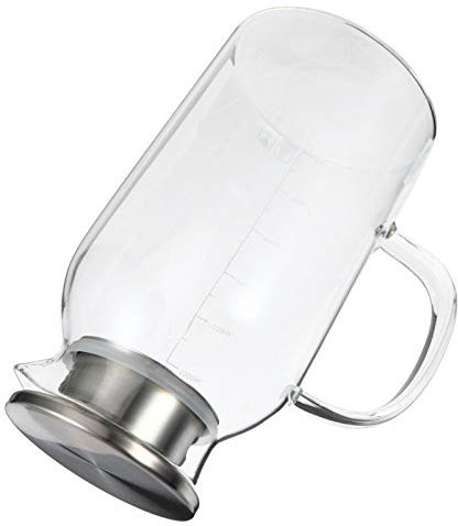 Ciieeo Jarra De Agua Fría De Vidrio De 1800 Ml Capacidad Hervidor De Agua Fría Para Hogar Cena Picnic