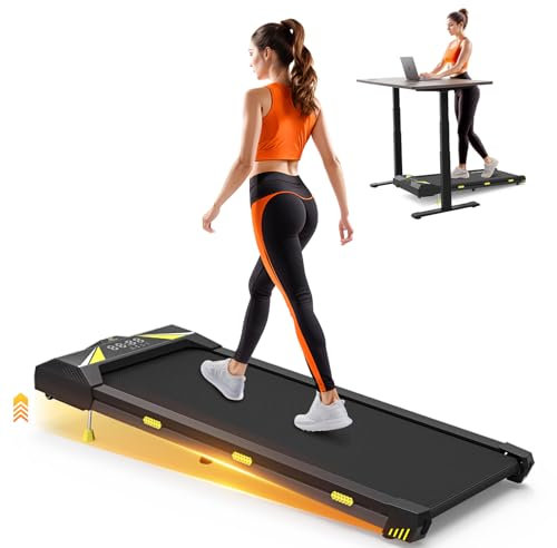 4 in 1 Laufband für Zuhause mit Steigung, 1-6km/h das Laufband fürs Homeoffice für Zuhause und Büro