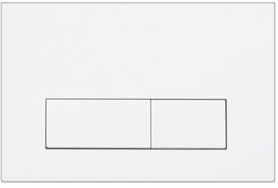 Mendorio Placca di Comando WC, Compatibile con Geberit Sigma, UP300 e UP320, Piastra Doppio Scarico, Dimensioni 243×163 mm, Completa di Set di Leve di Scarico e Telaio di Montaggio(Bianco).