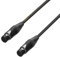 Adam Hall Cables 5 STAR DHH 0020 - Cable adaptador, XLR hembra de 5 pines a XLR hembra de 5 pines, negro, 0,2 m