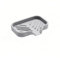 Soap dish，Self draining soap tray，Suitable for showers, Bathrooms, And kitchens, keeping soap dry and easy to clean (Gray)