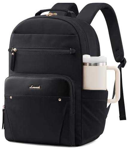 LOVEVOOK Laptop Backpack for Women, 15.6 Inch Rucksack Wok Bag Daypacks | Waterproof, Ladies Back Packs for School Teacher Travel Office