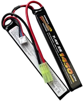 Overlander 1450mAh 7.4V 2S 20C Crane Stock VoltOps Airsoft Lipo Battery - #3700