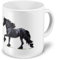 printplanet XXL Jumbotasse Friese - Tasse mit Pferdebild Friese - Tier-Tasse, Tier-Krug, Becher, Mug