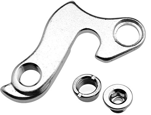 1x Fahrrad Schaltauge Schaltwerk +Befestigungsschraube Legierung Silber