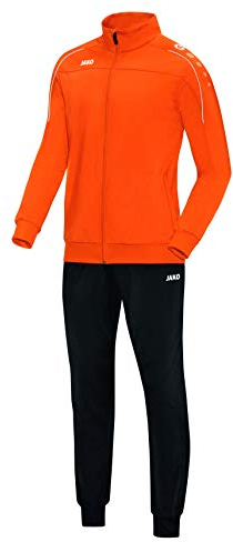 JAKO Kinder Trainingsanzug Polyester Classico, neonorange, 152, M9150