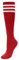 CHIC DIARY Kniestrümpfe Damen Mädchen Fußball Sport Socken College Cheerleader Kostüm Strümpfe Cosplay Streifen Strumpf, Rot, Einheitsgröße