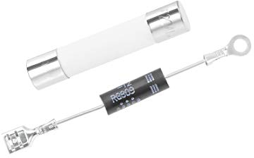 sourcing map Fusible de Horno Microondas de 20A 250V 6x30mm de acción rápida con diodo 12KV 0.35T3512 1 Conjunto
