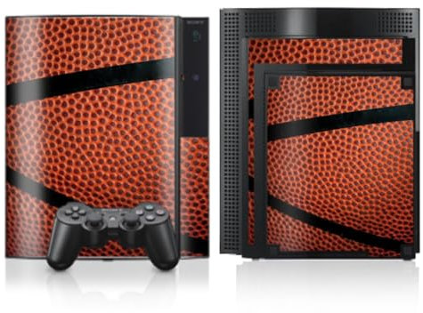 DeinDesign Skin kompatibel mit Sony Playstation 3 Folie Sticker Ball Basketball Sport