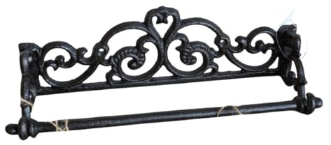 Gwenys Haus Wand Küchenrollenhalter antikschwarz