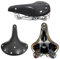 Fahrradsattel BGB-902 schwarz Ledersattel Retro Sattel Fahrradsitz Hollandrad gefedert