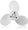 Yctze Außenborder Propeller, Aluminiumlegierung 3-Blatt Propeller mit 8 Zähnen, Hochschub, Passend für Yamaha Außenbordmotor 9.9-15HP, Ersatz-Teilenummer 63V-45947-00-EL und 683-45947-00-EL.