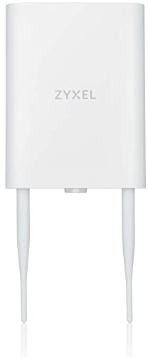 Zyxel WiFi 6 AX1800 Access Point Esterno | IP55 | 802.11ax Dual Band | Smart Mesh | MU-MIMO | Iniettore PoE Incluso | Cloud o Standalone [NWA55AXE]