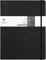 Clairefontaine 794431C - Notizbuch My.Essential Age Bag, Format B5 (19x25 cm), mit Fadenbindung, 96 Blatt nummeriert, dot/punktkariert, Papier elfenbein 90g, Schwarz, 1 Stück