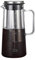 TAMUME Jarra de Agua para Puerta de Nevera, Jarra Agua de Vidrio con Filtro de Acero Inoxidable, Cafetera de Cerveza Fría con Filtro (1L)