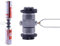 Campingmoon Adattatore propano a butano, adattatore per serbatoio del gas portatile per esterni, leva del cambio, valvola di sfiato tanica da campeggio (2 x Z11+Z15)