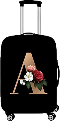 Surwin 3D Reise Kofferschutzhülle Waschbare Reisetasche Kofferbezug Elastisch Kofferhülle Gepäck Cover Reisekoffer Hülle Schutz Bezug Schutzhülle (XL (30-32 Zoll),A)