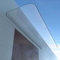 Zlovne Auvent de Porte d'Entrée Transparent,Auvent de Véranda Auvent de Fenêtre en Polycarbonat UV Protection/Contre la Pluie,Marquise de Porte d?Entrée Moderne Invisible (40x60cm/16 x24)