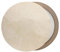 Paintersisters® Runder Malgrund aus Holz, 50cm 2er-Set, unbehandelt, Ulmer Holzmalgrund, Bildträger zum Malen