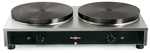 Crepes Maker Krampouz Comfort - Máquina para crepes (2 x 40 cm, rectangular, 230 V)