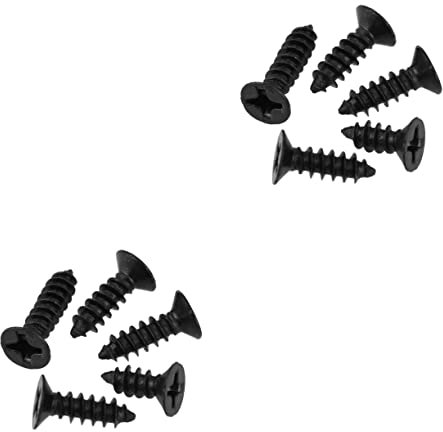 DOITOOL 200pcs Drywall Nails Hardened Self-tapping Screws Cross Countersunk Gypsum Board Wood Wallboard Flat Head Self-tapping Screws for Metal for Wallboard