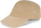 styleBREAKER Gorra de béisbol unisex de paja de papel, monocolor, gorra de verano aireada, hebilla de metal ajustable 04023090, beige, Talla única