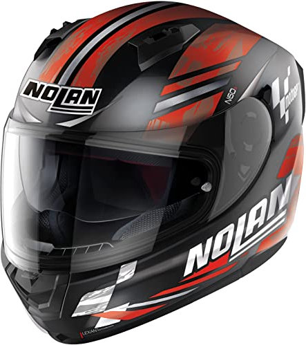 NOLAN N60-6 MotoGP 2023 Casco (Black Matt/Red/White,L (60))