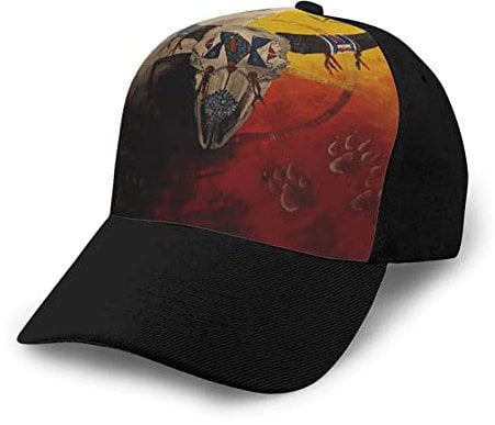 Old Lighthouse Spliced Curved Brim Baseball Cap Herren und Damen Sport Baseball Cap, Indianer, Einheitsgr��e