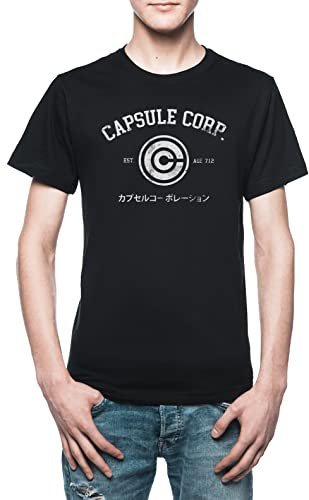 Générique Capsule Corp. T-Shirt Homme Noir