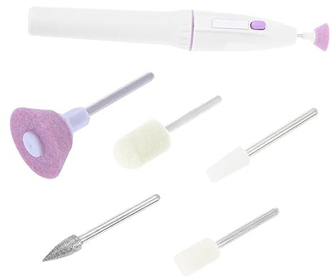 minkissy Kit Elettrico Per Unghie Mini Trapano Per Unghie e Polisher Professionale Strumento Portatile Per Manicure e Pedicure Per Uso Domestico e Saloni e Artificiali