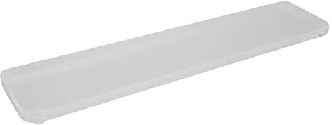 Clear Acrylic Keyboard Wrist Rest with 0.4-0.6in Slope, Anti Slip Base, Ergonomic Support for 87 Keys Laptop