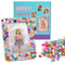 AUAUY Mosaik Bilderrahmen Bastelset Kinder, Kreatives Mosaik Bastelset Kinder Holzbilderrahmen DIY Fotorahmen Basteln Personalisierte Spielzeug für 5-12 Mädchen Geburtstag Geschenke