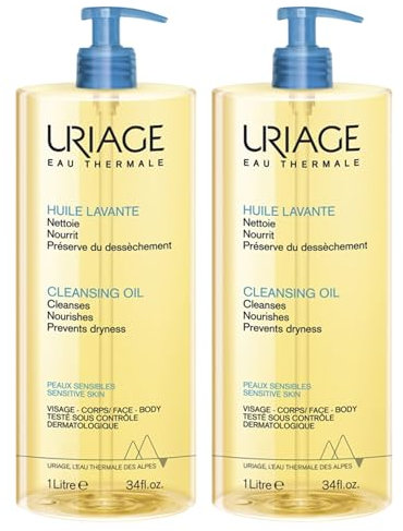 PARAVOSTRA Huile Lavante | Soin d'Hygiène Quotidien | Nettoie, Nourrit & Protège | 100% de Tolérance | Haute Hydratation | Soin Sans Savon | Testé sous contrôle pédiatrique | Lot de 2x1L