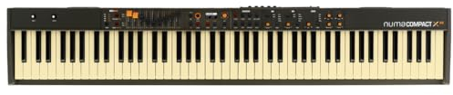 Studiologic - NUMA COMPACT X SE – Klavier, Orgel und digitaler Synthesizer mit 88 Noten, halbgewichtete Haptik – Verstärkung 2 x 10 W