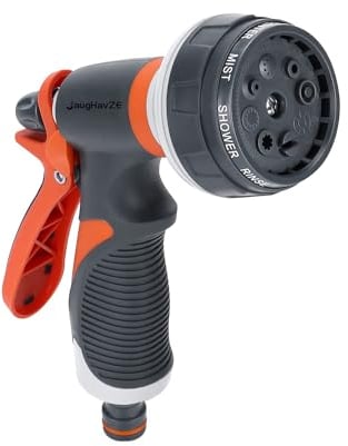 Garden Hose Spray Gun, 8 Adjustable Watering Patterns Car Showers Sprayer Nozzles with Thumb Switch,High Pressure Spray Guns, Multi Nozzle Head Sprayer