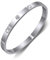 GILIEYER Edelstahl Armband - Klee, Liebe und Freundschaft, Cubic Zirkonia Kreuz, Fashion Mode (19, Kreuz-Silber)
