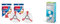 Vileda Turbo 2in1 Spin Mop Refill, Pack of 2 Turbo 2in1 Mop Head Replacements & Tassimo by Bosch TCZ6004 Descaling Tablets - 4 Tablets