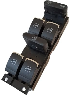 Botonera Mando Elevalunas para MK4 Ventanillas Cromado Conductor Interruptor
