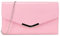A2ZUKFASHION Pochette da donna in pelle verniciata, borsa da sposa, borsetta da sera da donna, borsa da festa o da ballo, rosa