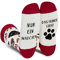 AGRIMONY Lustige Socken für Frauen Mama Teenager Mädchen Oma Freundin Sie–NUR EIN MÄDCHEN DAS HUNDE LIEBT - Niedliche Verrückt Flippig Niedlich Valentinstag Muttertag Weihnachtsstrumpf Geschenke